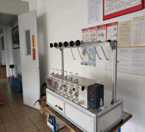 Six spindles transformer coil winding machine Six spindles transformer coil winding machine